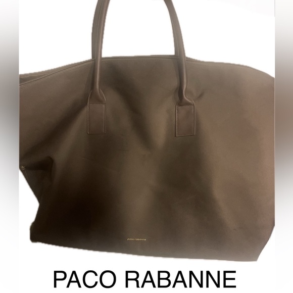PACO RABANNE Weekend Bag Brown New - Picture 1 of 5